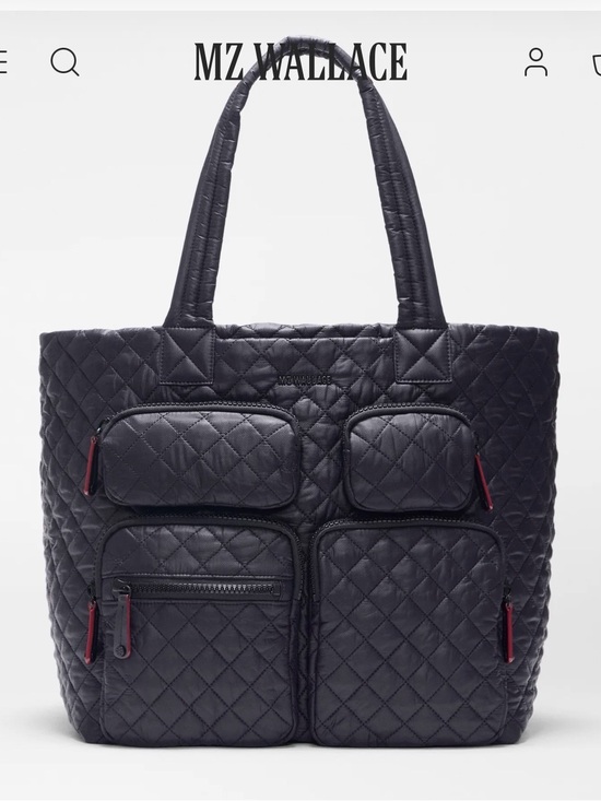 MZ Wallace Handbags - MZ WALLACE Large Metro Travel Tote - Black